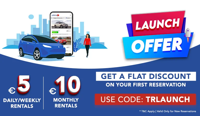 Launch offer, we are live in turkey, car rental, selfdrive